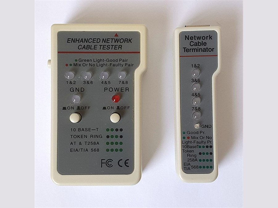 LAN cable tester for network wiring continuity